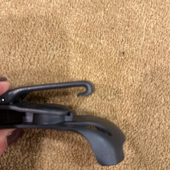 MOTOROLA DARK GREY RIGOD PLASTIC CELL PHONE HOLDER BELT CLIP - Picture 4 of 6